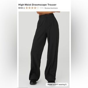 Alo Yoga High waist dreamscape trouser.
